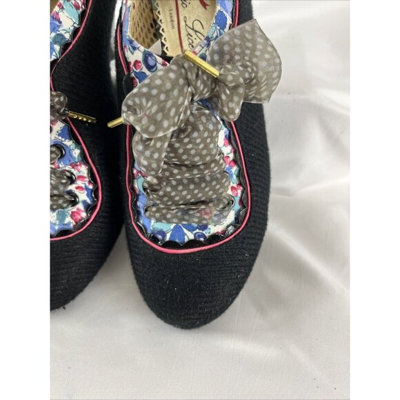Poet License Girlhoodcore Ribbon Lace Heels Women's Size 7 Coquette Artwear - Picture 6 of 12